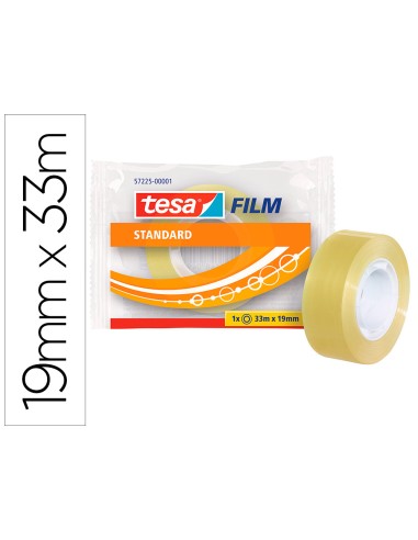 Cinta adhesiva tesa standard 33 m x 19 mm