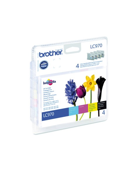 Ink-jet brother lc-970 pack negro/cian/magenta/amarillo