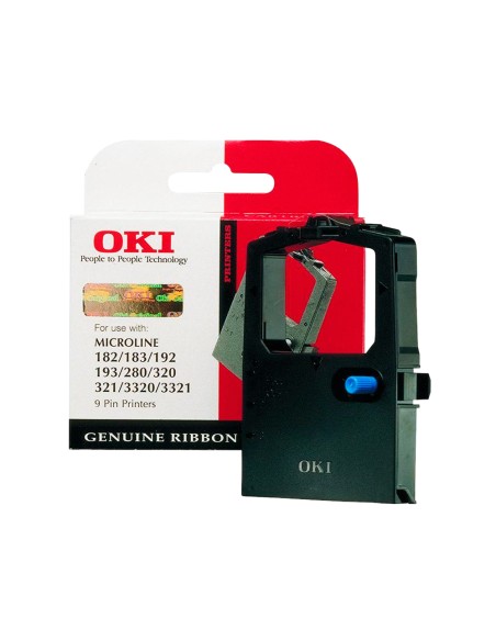 Cinta impresora oki ml280/320/321/3320/3321 cinta negra -3 millones de caracteres-