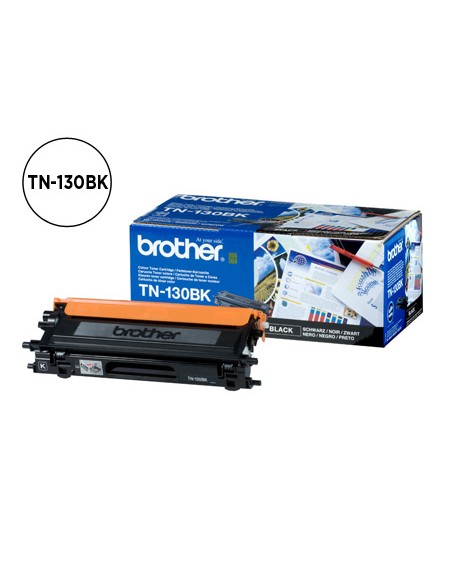 Toner brother tn130bk hl-4040cn/4050cdn/4070cdw dcp-9040/9045 mfc-9440/9840 negro -2.500@5%-
