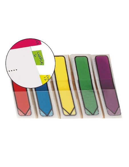 Banderitas separadoras flechas dispensador colores brillantespost-it index 684arr1 100 banderitas