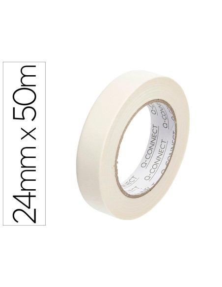 Cinta adhesiva q-connect para pintar 50 m x 24 mm