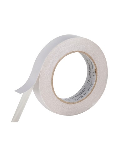 Cinta adhesiva q-connect doble cara 33 m x 25 mm