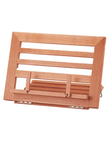 Atril sujetalibros q-connect madera 340x240x170 mm