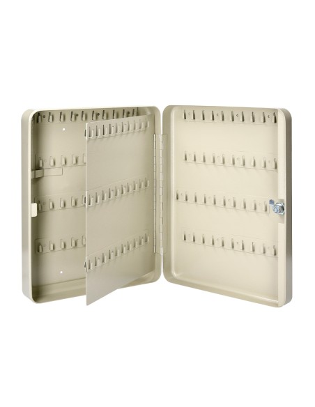 Armario metalico portallaves q-connect 370x280x80 mm para 140 llaves