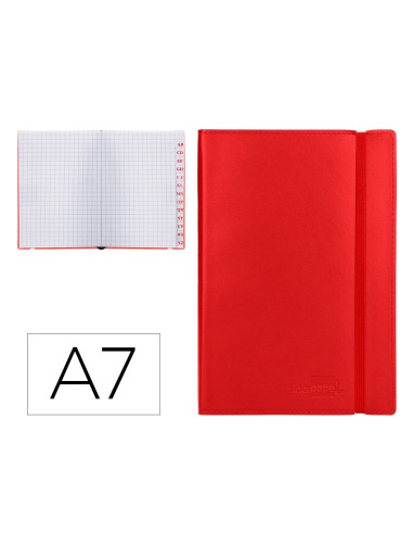 Libreta indice liderpapel similpiel a7 120...