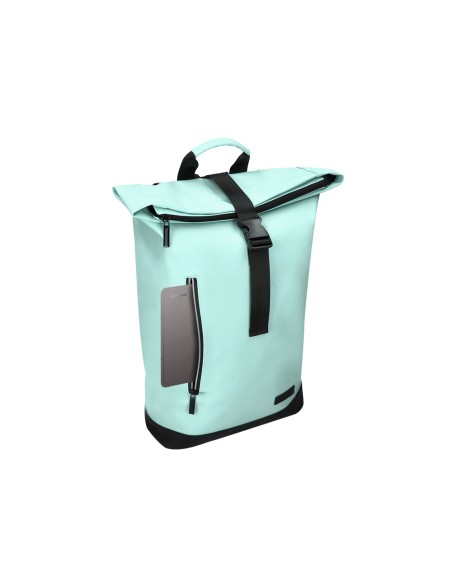 Mochila antartik roll pack waterproof enrollable gran capacidad turquesa 480x130x280mm