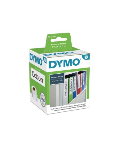 Etiqueta adhesiva dymo 99019 -tamaño 59x190 mm...