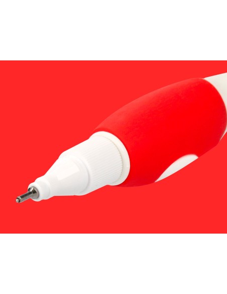 Corrector liderpapel lapiz roller punta metalica de 1.6 mm capacidad 7 ml expositor de 24 unidades