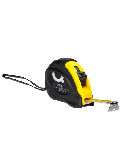 Flexometro q-connect con freno material antichoque 19 mm de ancho longitud 5 m