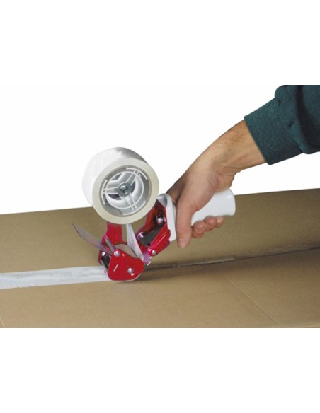 Cinta adhesiva q-connect polipropileno blanca 66 m x 50 mm para embalaje
