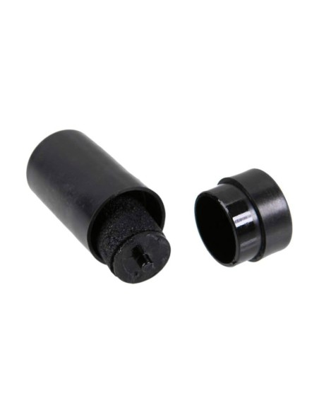 Rodillo entintador q-connect 18 mm tinta color negro para etiquetadora q-connect kf00711