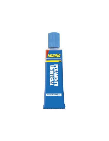 Pegamento imedio universal transparente banda azul 35 ml unidad