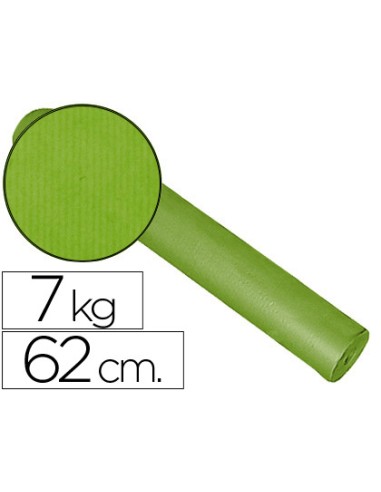 Papel de regalo kraft liso bobina ancho 62 cm...
