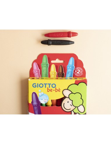 Lapices cera giotto super bebe caja de 10...