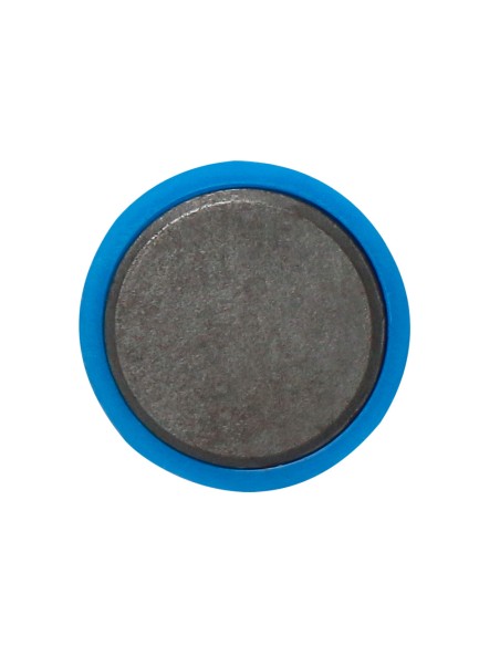 Iman para sujecion q-connect ideal para pizarras magneticas35 mm colores surtidos caja de 10 unidades