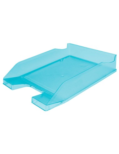 Bandeja sobremesa plastico q-connect turquesa...