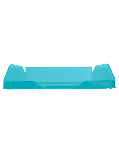 Bandeja sobremesa plastico q-connect turquesa...