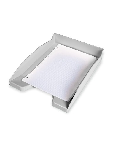 Bandeja sobremesa plastico q-connect gris opaco...