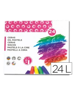 Lapices cera semi blanda...