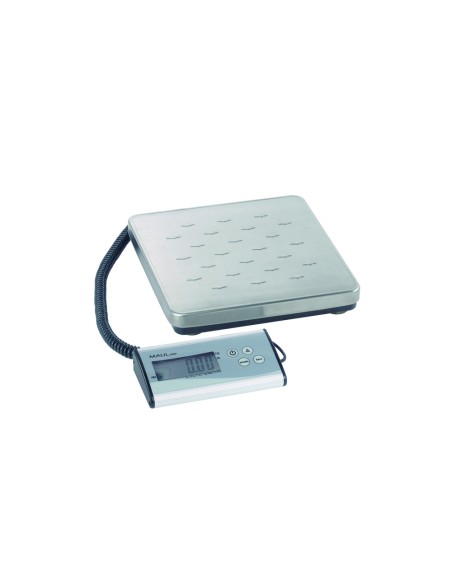 Bascula para paquetes maul cargo con visor separado 120 kg precision pesaje 50 g color acero inoxidable