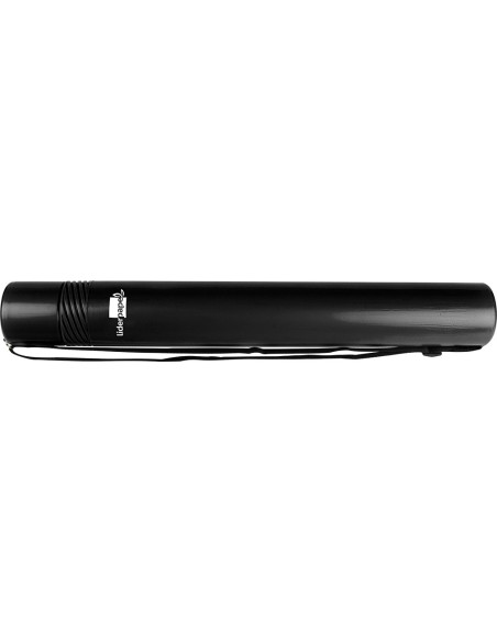 Portaplanos plastico liderpapel diametro 6 cm extensible hasta 80 negro
