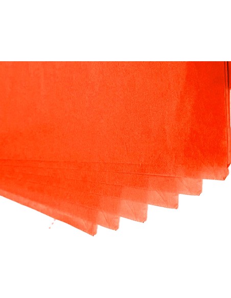 Papel seda liderpapel 52x76cm 18g/m2 bolsa de 5 hojas naranja