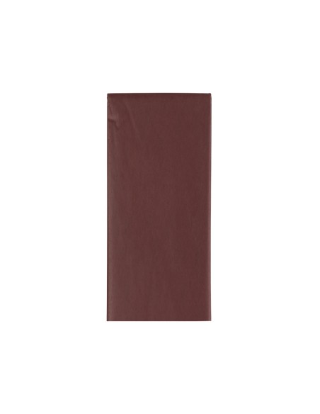 Papel seda liderpapel 52x76cm 18g/m2 bolsa de 5 hojas marron