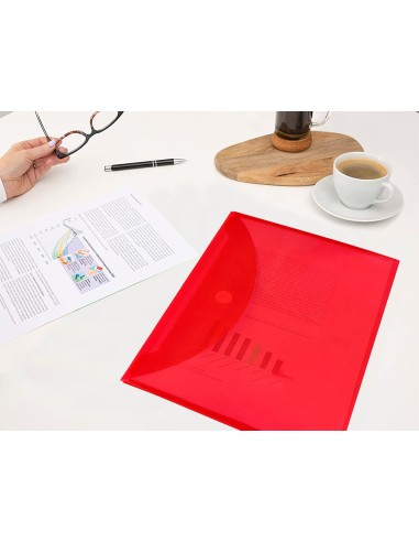 Carpeta liderpapel dossier a4 cierre de velcro...