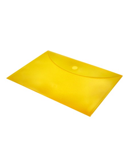 Carpeta liderpapel dossier a4 cierre de velcro amarilla