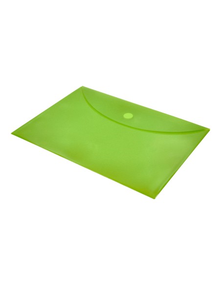 Carpeta liderpapel dossier a4 cierre de velcro verde