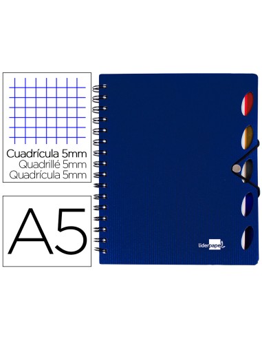 Cuaderno espiral liderpapel a5 micro executive...