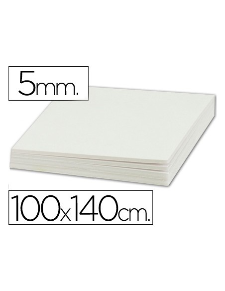 Carton pluma liderpapel blanco doble cara 100x140cm espesor 5mm