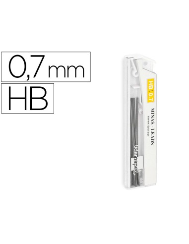 Minas liderpapel grafito 0,7 mm hb tubo de 12...