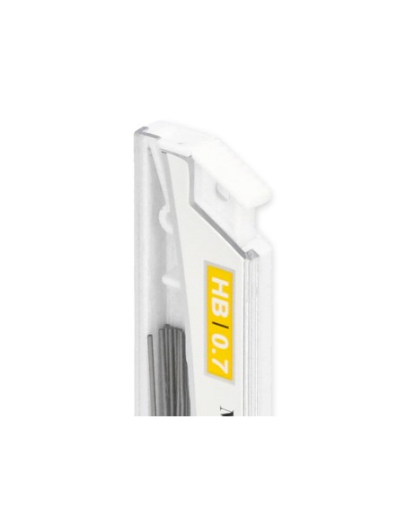 Minas liderpapel grafito 0,7 mm hb tubo de 12 minas longitud 60 mm