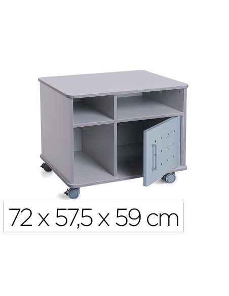 Mesa fotocopiadora rocada rd-4020 gris alta