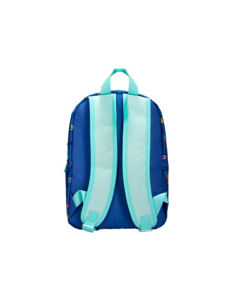 Mochila escolar liderpapel safari infantil azul marino cocodrilo 330x110x250 mm