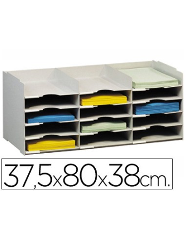 Archivador paperflow bloques sobreponibles gris...