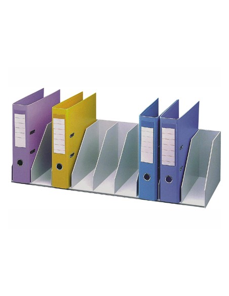 Organizador de armario paperflow gris. baldas fijas 802 mm 9 compartimentos