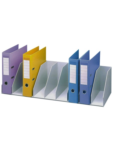 Organizador de armario paperflow gris. baldas fijas 802 mm 9 compartimentos