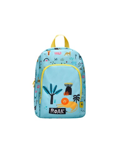 Mochila escolar liderpapel safari infantil azul...