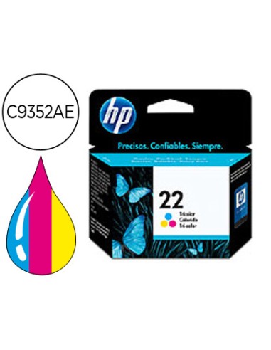 Ink-jet hp n.22 tricolor -5ml- dj...