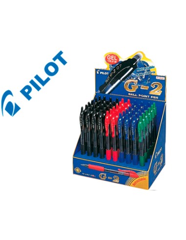 Boligrafo pilot g-2 tinta gel retractil...