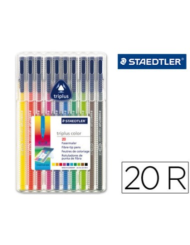 Rotulador staedtler triplus color 323 estuche...