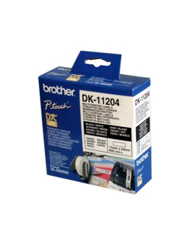Etiqueta adhesiva brother dk11204 -tamaño 17x54...