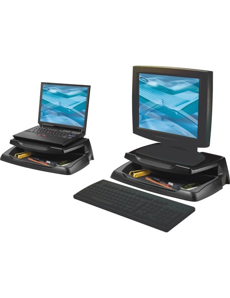 Soporte q-connect para portatil y monitor de pc