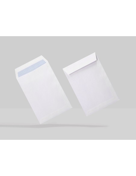 Sobre liderpapel bolsa n.15 blanco b5 176x250 mm tira de silicona caja de 500 unidades