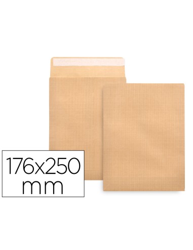 Sobre liderpapel bolsa n.14 kraft b5 176x250 mm...