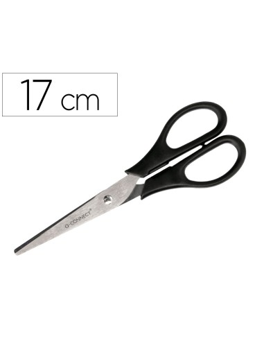 Tijera oficina q-connect inoxidable 7\" 17 cm...