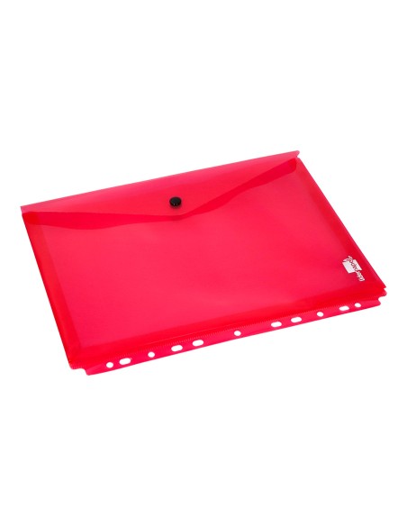 Carpeta liderpapel dossier broche 36669 polipropileno din a4 pack de 5 col.surtidos transparente multitaladro